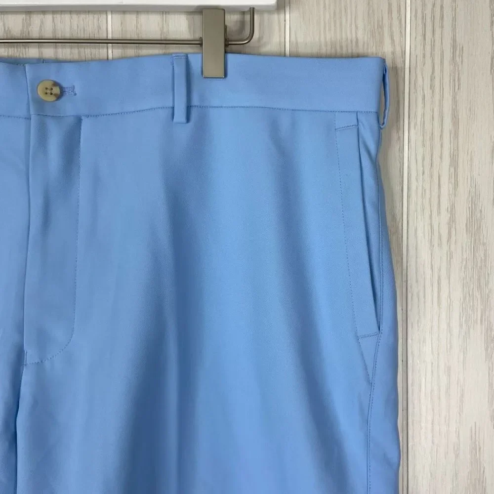 Peter Millar Men’s Salem Performance Golf Shorts Blue Size 40 9” Inseam - Picture 2 of 8
